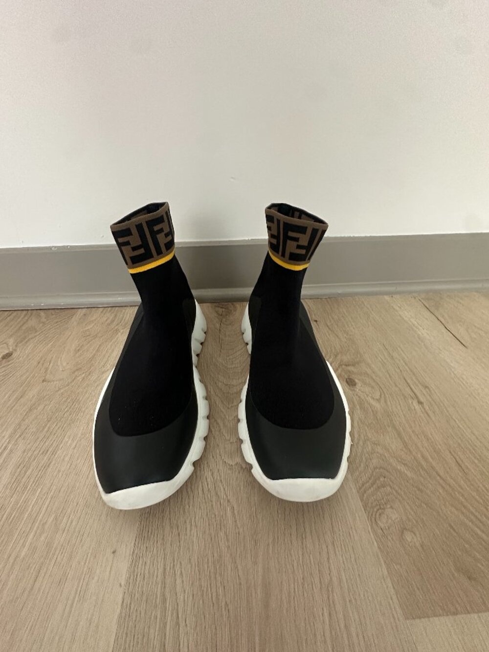 Fendi 7E1196 Tech Fabric High Top Sock Sneakers Men’s US 9 / UK 8